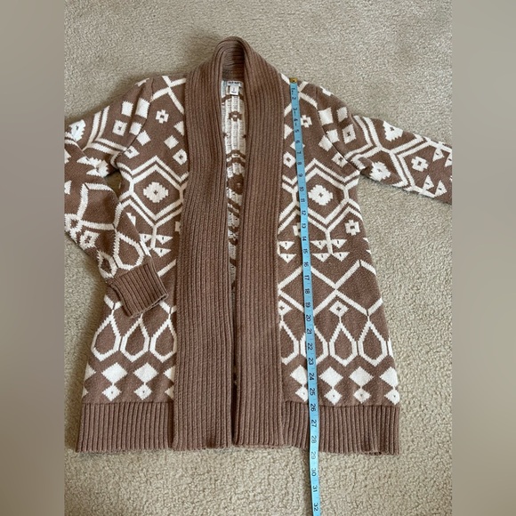 Old Navy - Tribal Aztec Design Open Front Cardigan - Super Warm - Size: Small - Picture 3 of 7